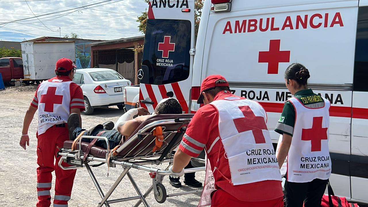 Albañil sufre quemaduras en área de trabajo El Bordo