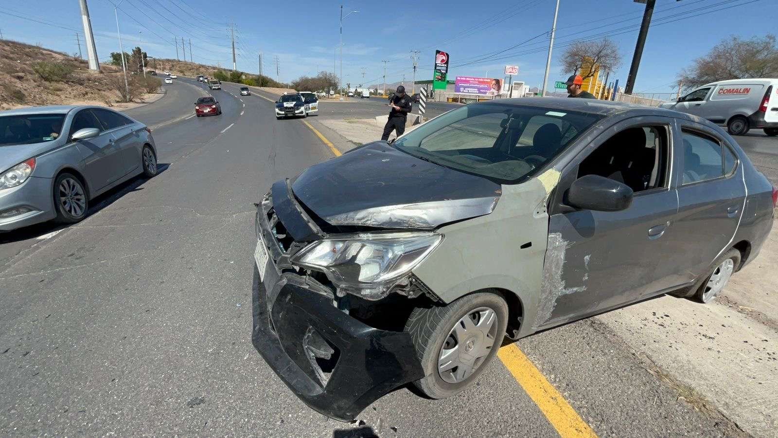 Deja A Una Mujer Herida Accidente Sobre La Carretera Chihuahua Aldama