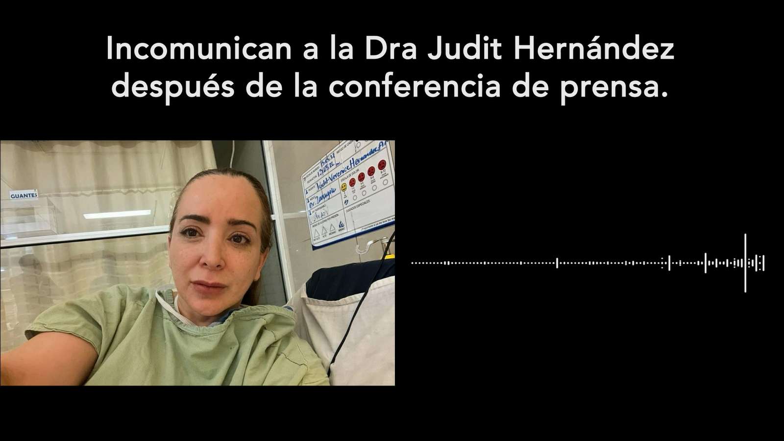 Incomunican a la doctora Judith Hernández tras rueda de prensa de su abogado