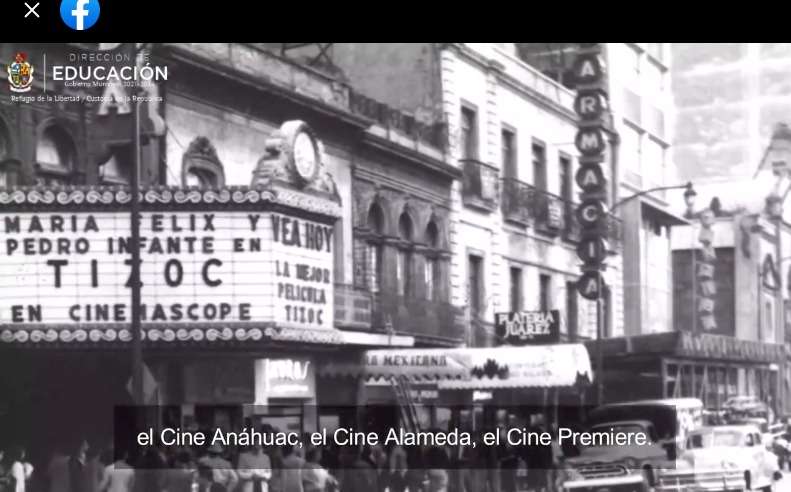 Invita Educación a ver la cápsula que muestra la historia del cine en Juárez