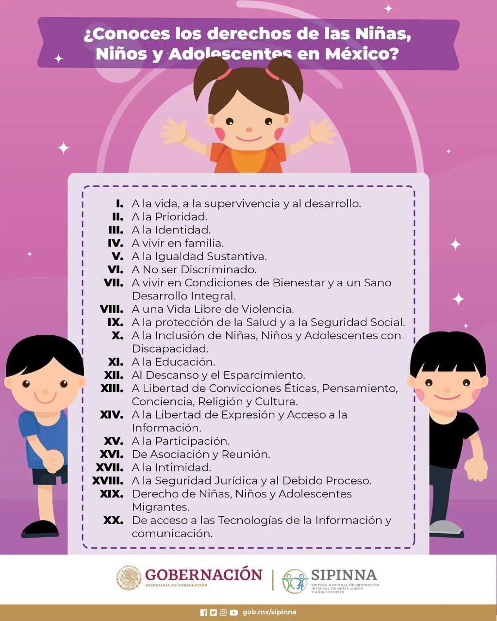 Invitan a conocer los derechos de los infantes y adolescentes