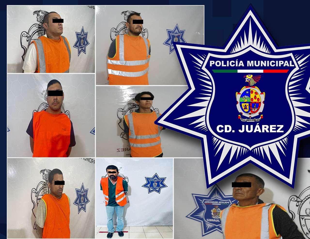 Capturan municipales a siete personas con orden de aprehensión | El Bordo