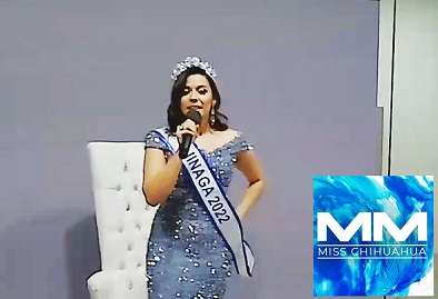 La Srita. Daniela Ramos Aranda miss Ojinaga 2022