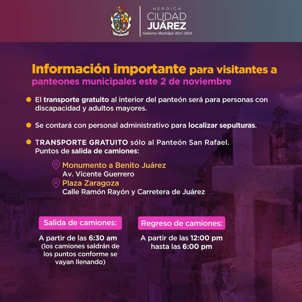 Va operativo especial del Día de Muertos en panteones | El Bordo