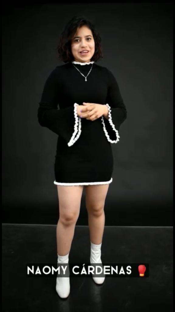 Desea boxeadora Naomy Cárdenas un feliz año nuevo 