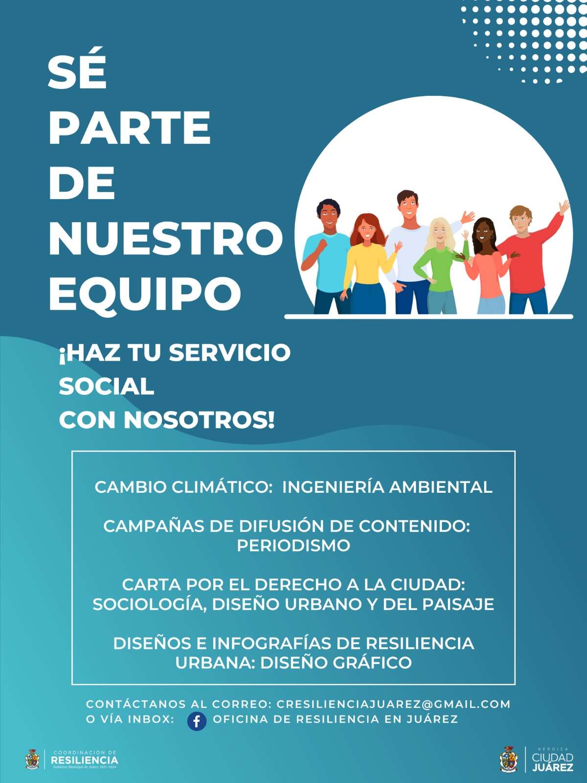 Invita Coordinación de Resiliencia a estudiantes para servicio social 