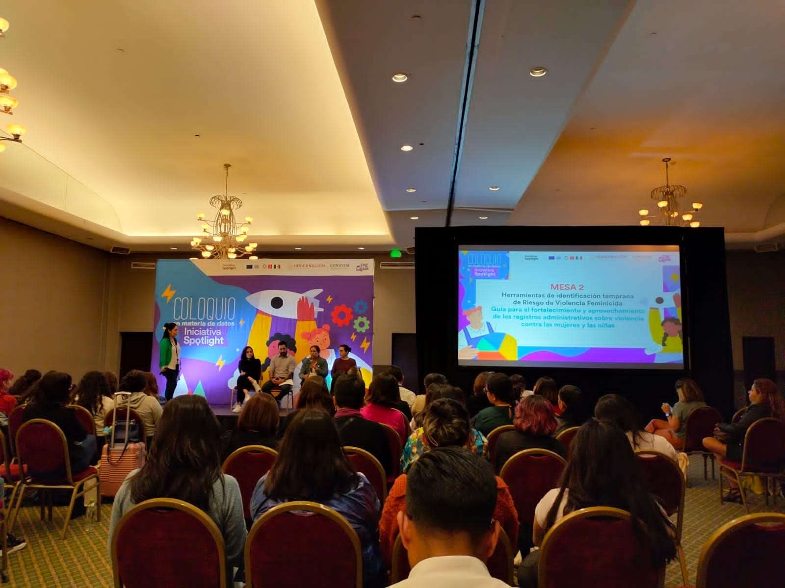 Participa Immujeres en coloquio de datos de Iniciativa Spotlight y CONAVIM