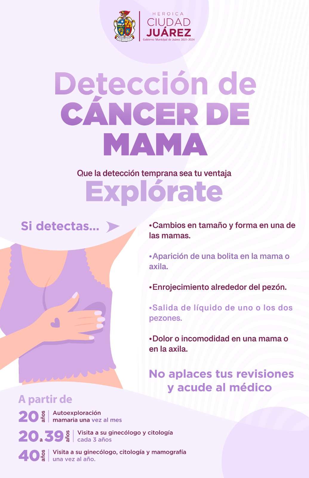 Promueve Salud Municipal medidas para la detección oportuna del cáncer ...