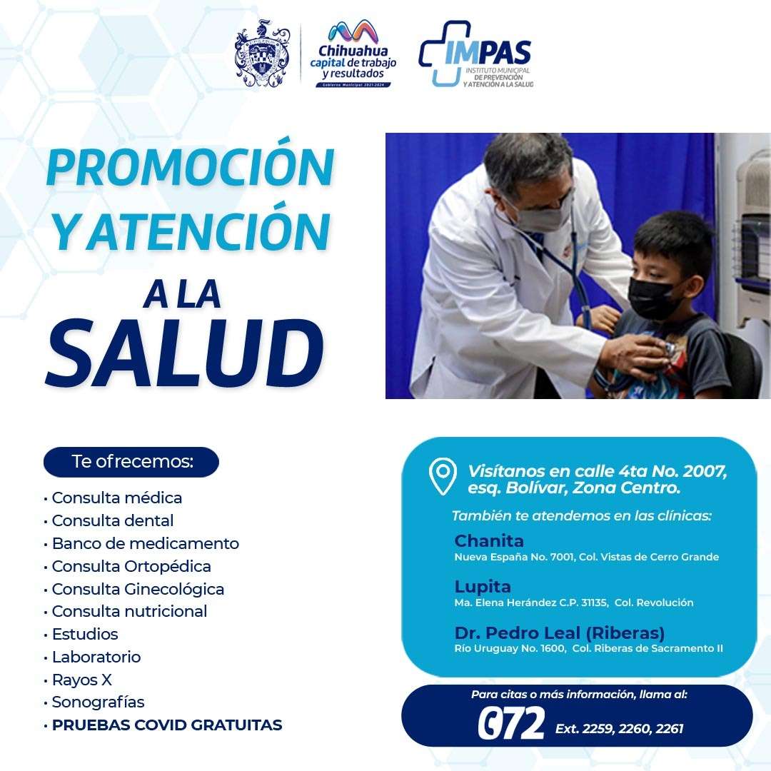 Ofrecen servicios de promoción y atención a la salud
