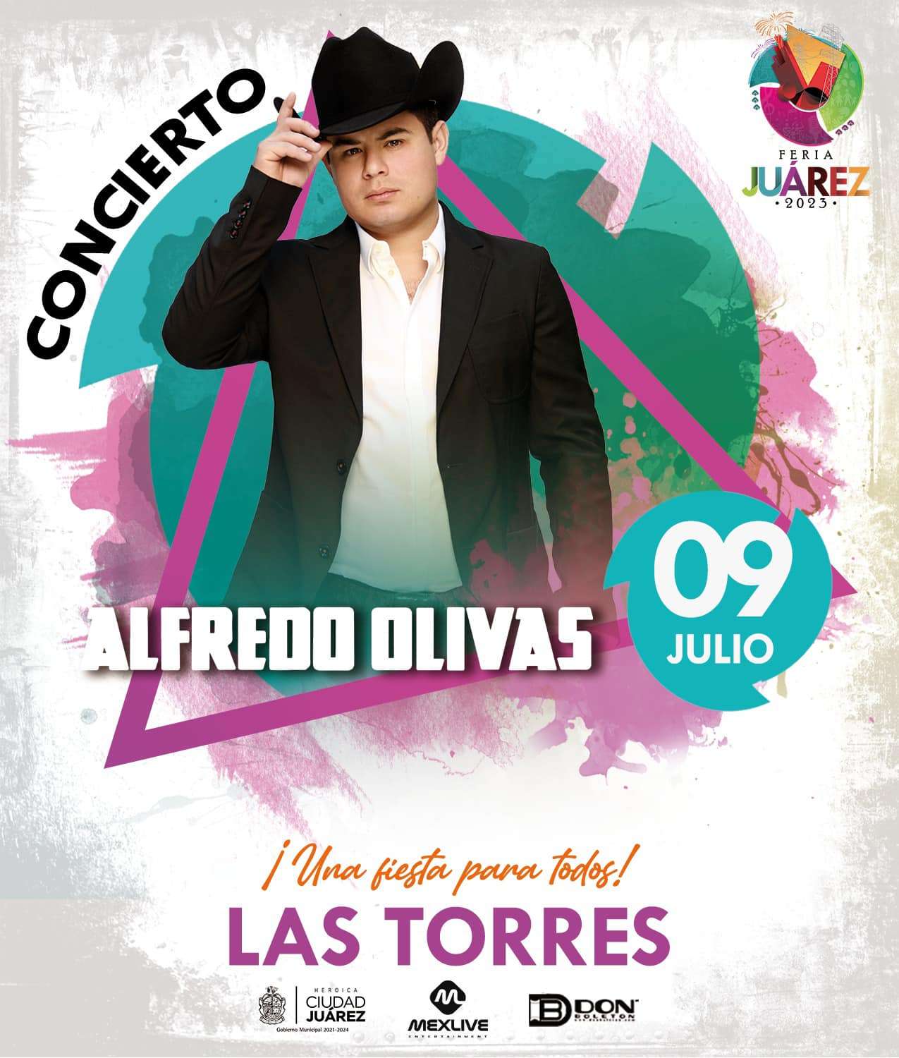 Cerrará Alfredito Olivas la Feria Juárez 2023 El Bordo