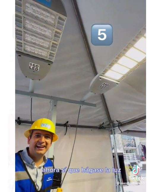 Presume alcalde las lámparas LED que se instalarán en la ciudad