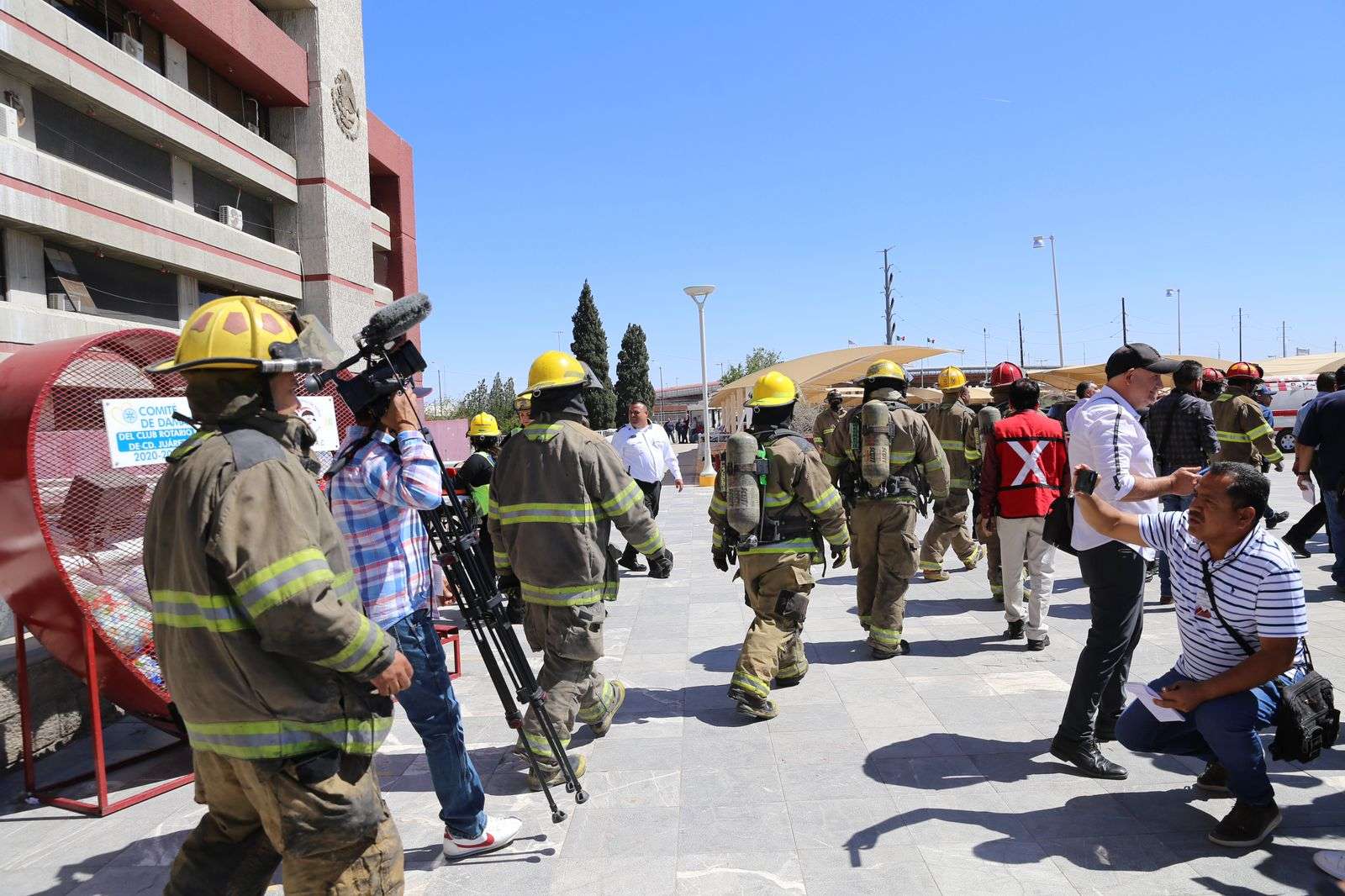 Realizan simulacro de sismo en Presidencia y de incendio en Pueblito ...