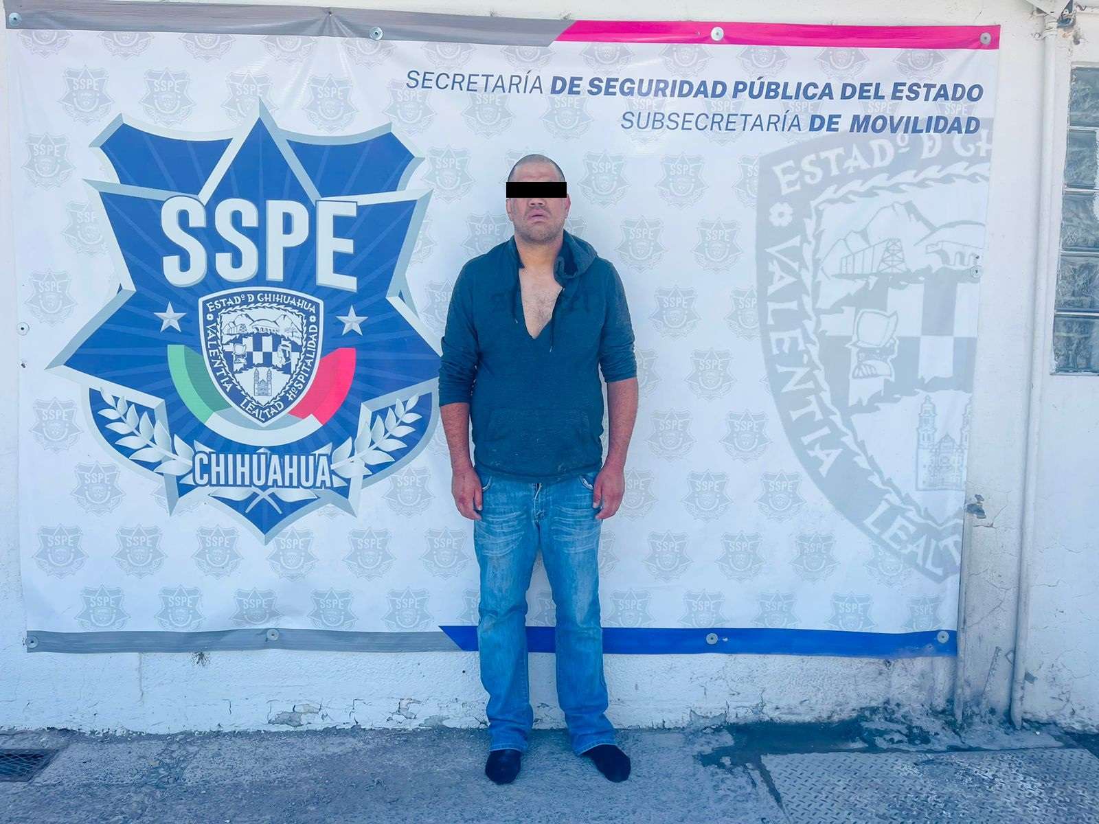 Detiene SSPE a sujeto que intentó robar una tienda