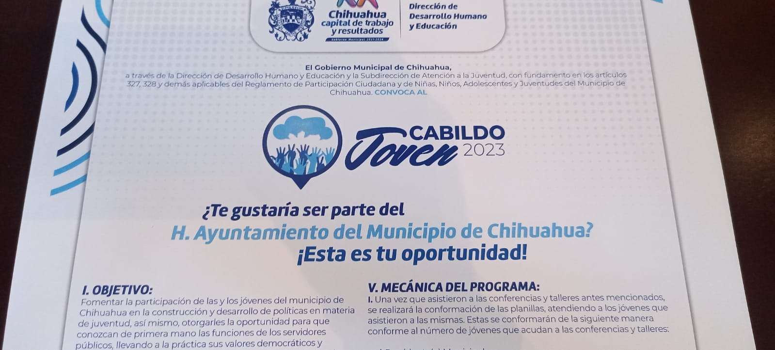 Anuncian convocatoria para Cabildo Joven 2023 | El Bordo