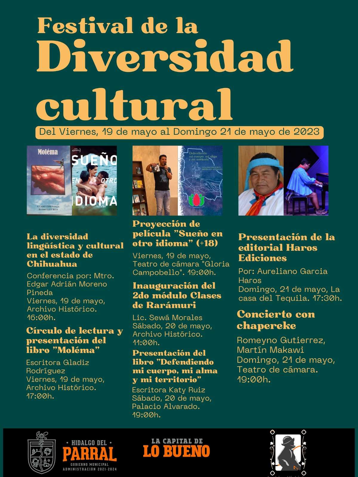 Invitan al Primer Festival de la Diversidad Cultural en Parral