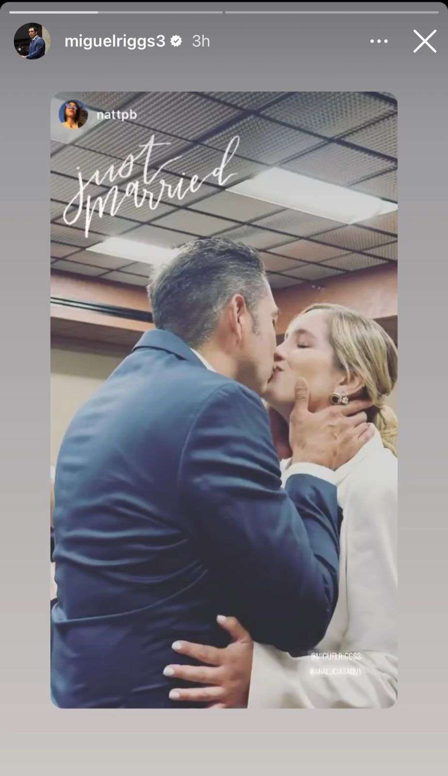 Contrae matrimonio en secreto Miguel Riggs con Ana Baduy en Las Vegas ...