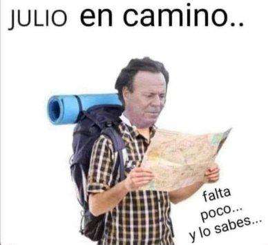Julio en  camino 