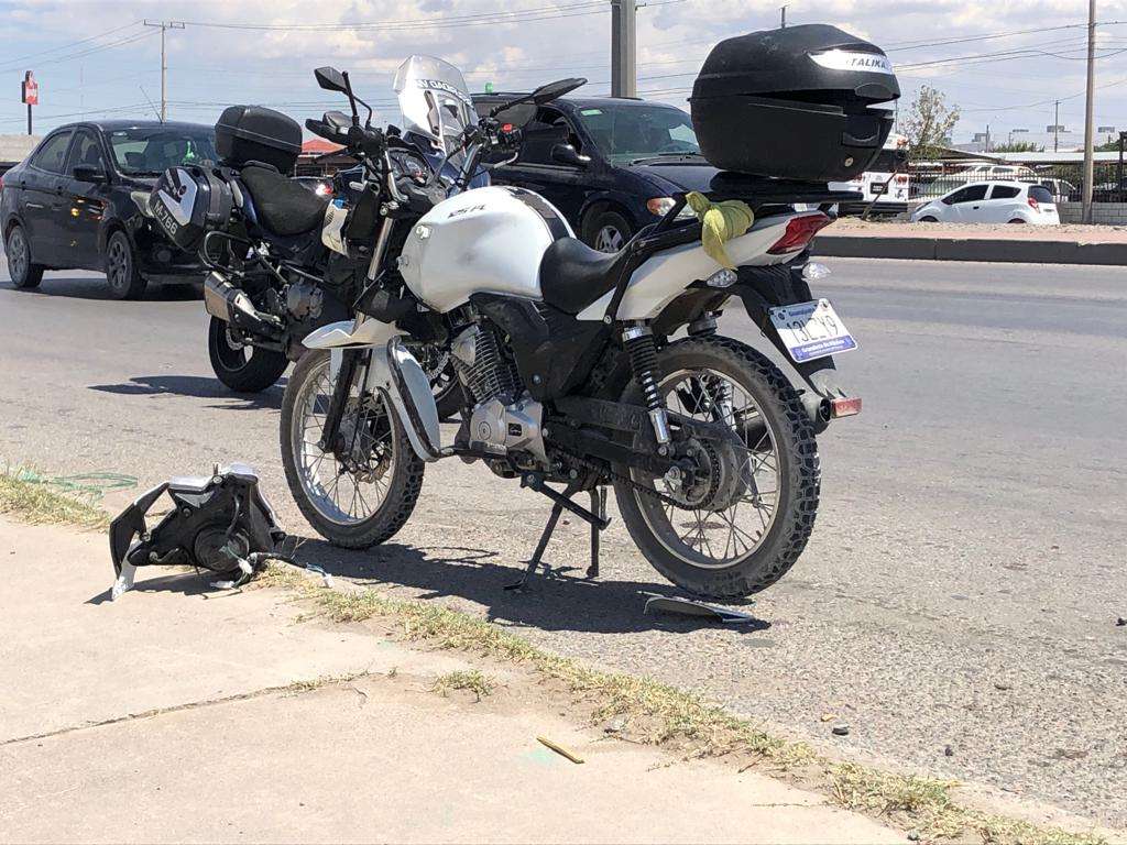 Resulta motociclista lesionado tras ser impactado por el conductor de ...