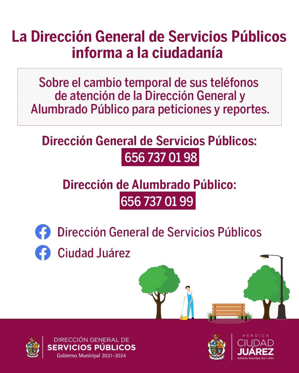 Informa Servicios Públicos cambio de línea para reportes ciudadanos 