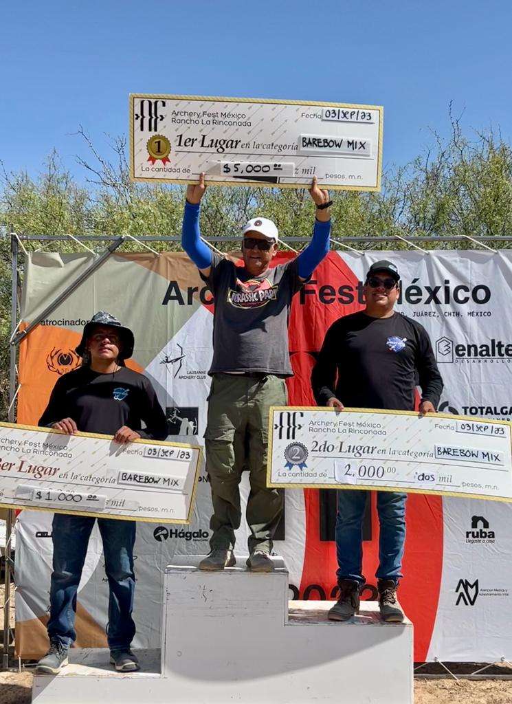Brillaron juarenses en el Archery Fest México efectuado en Samalayuca