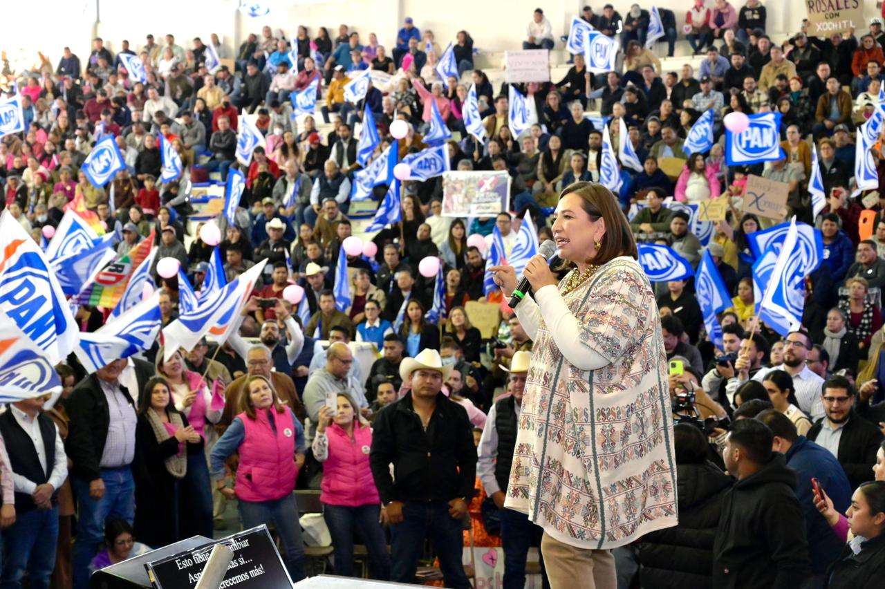 Reconoce Xóchitl entereza de la región centro sur del estado