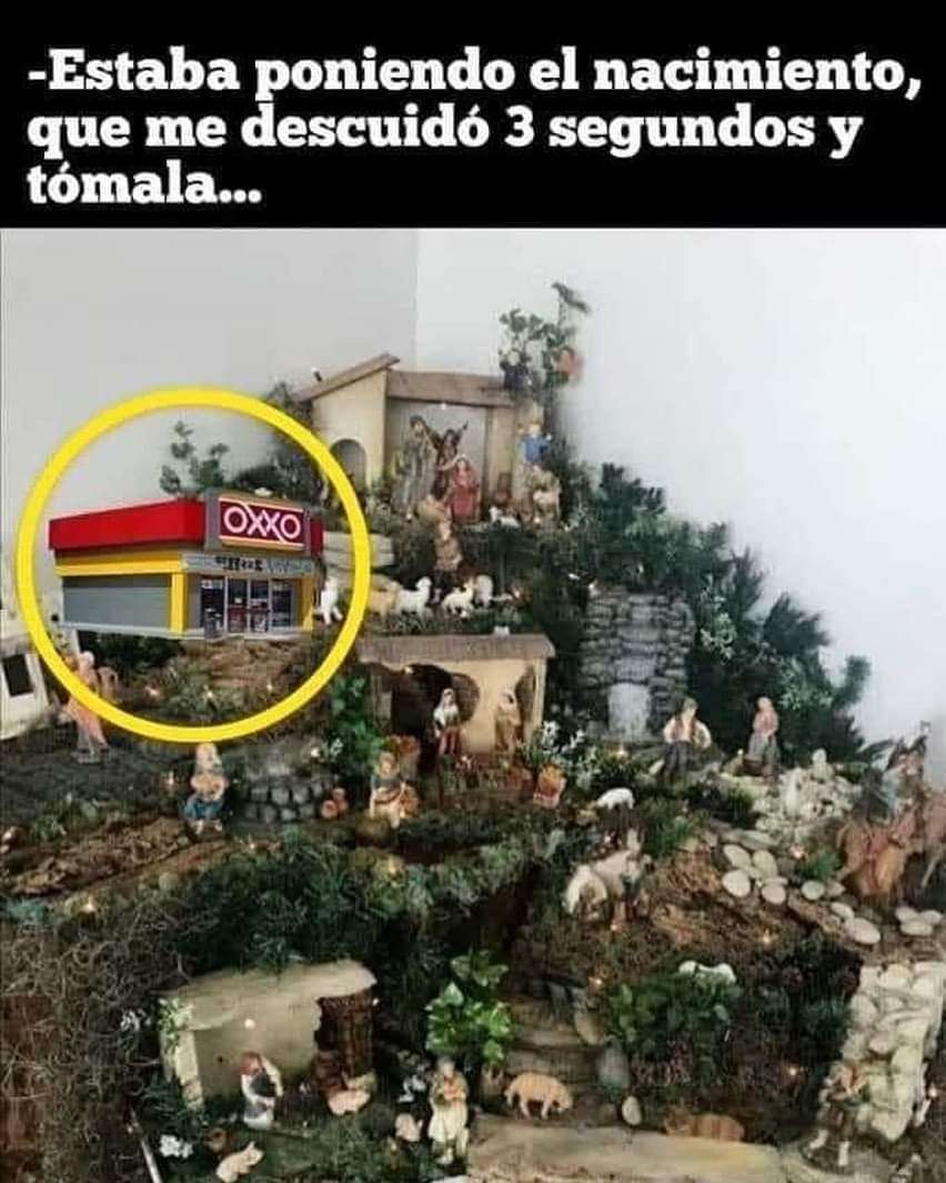 En un descuido...