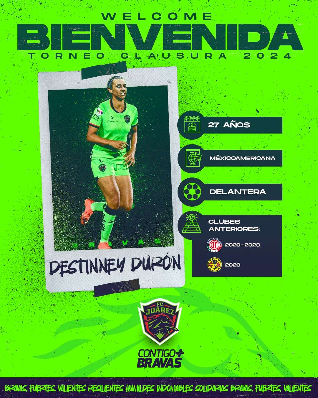 FC Juárez Femenil hace oficial la llegada de la primera refuerzo