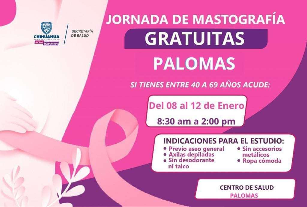 Invitan a jornada de mastografia gratuita 
