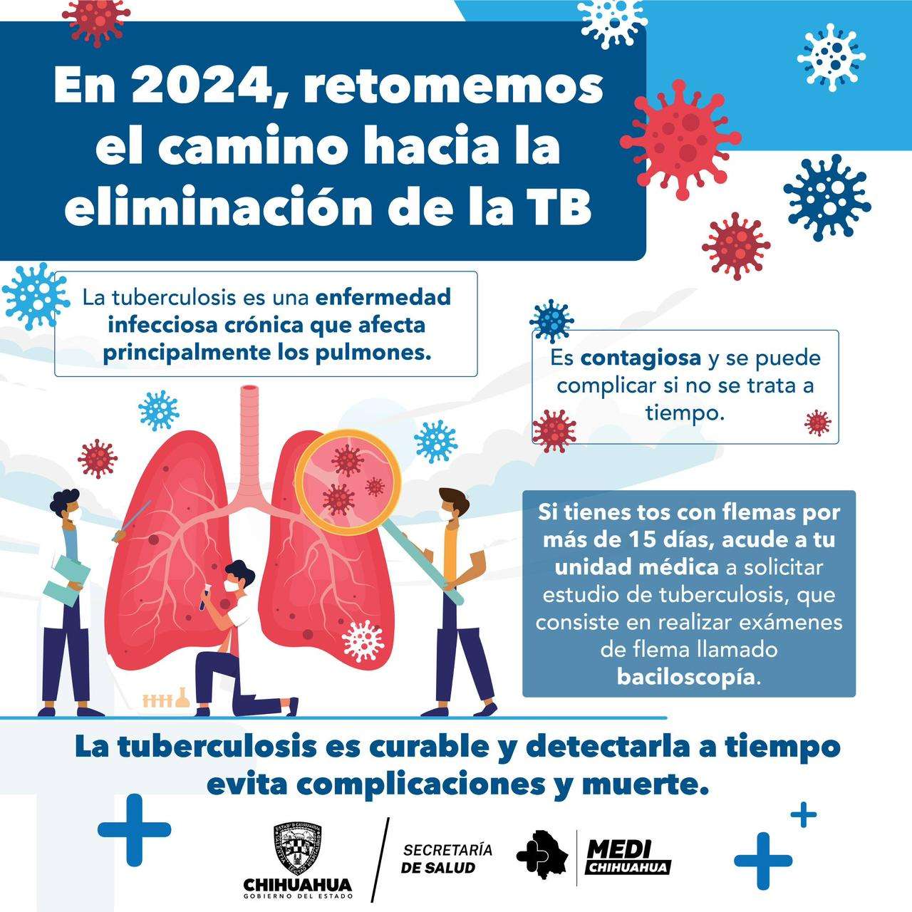 Emiten recomendaciones para prevenir contagio de tuberculosis