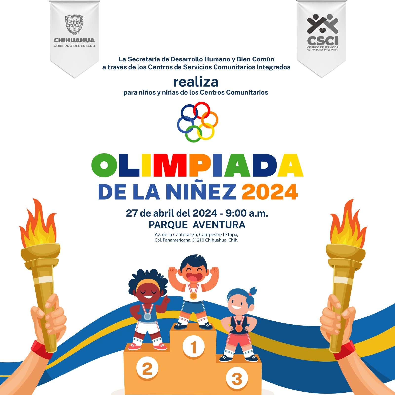 Realizarán centros comunitarios la Olimpiada de la Niñez 2024

