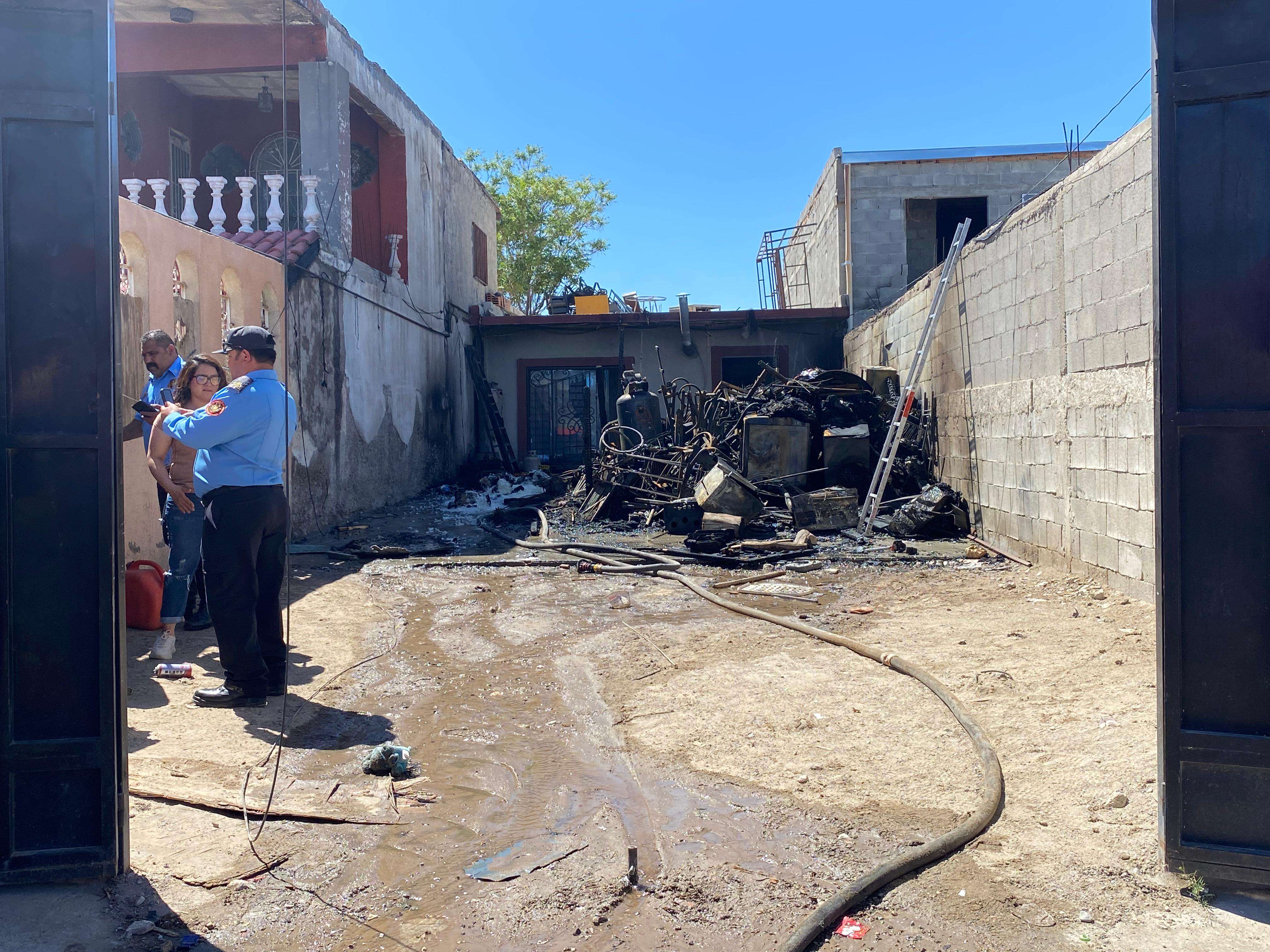 Registran incendio en vivienda de la colonia Mariano Escobedo | El Bordo