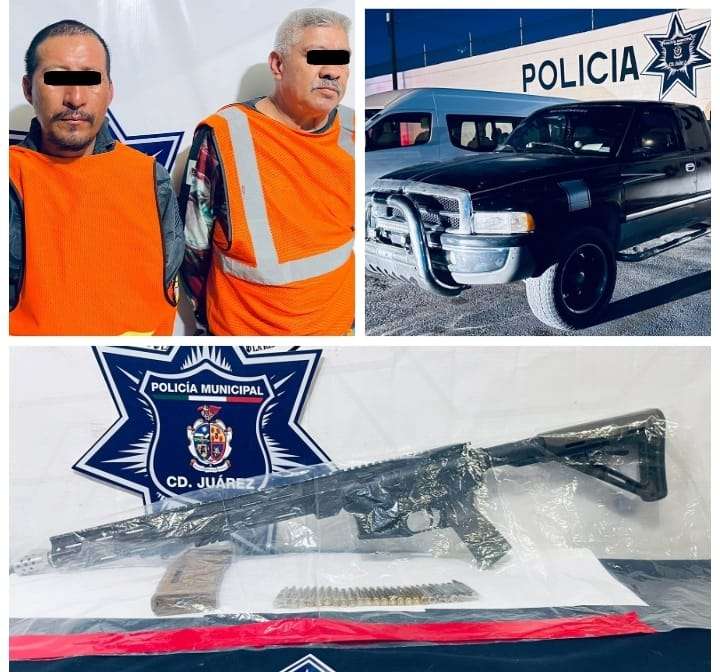 Arrestan a dos hombres en posesión de un fusil de asalto | El Bordo