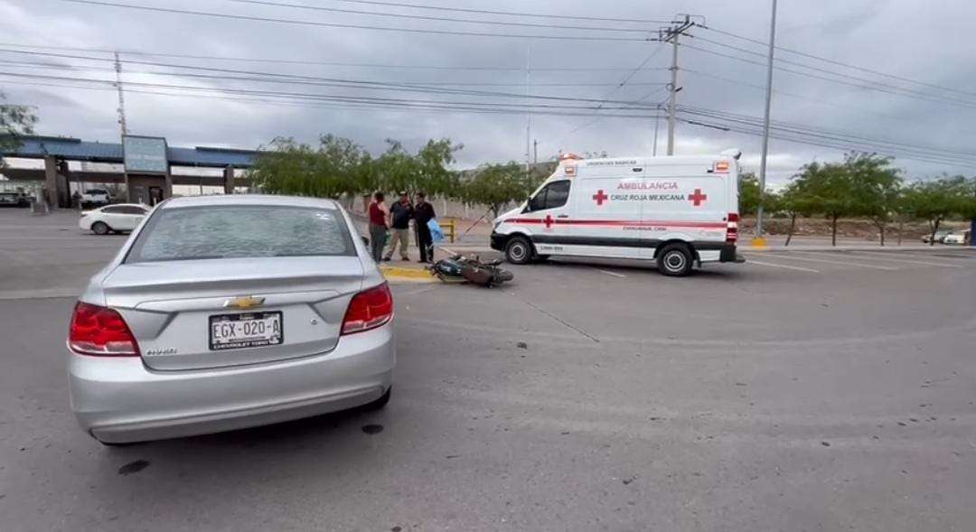 Sufre Accidente Motociclista Al Sur De La Ciudad 