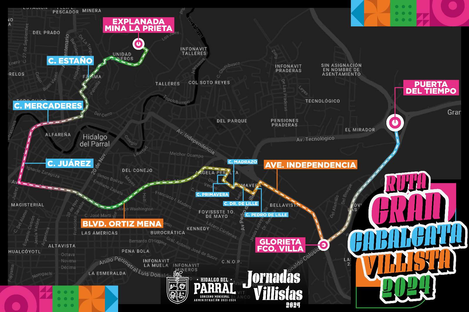 Anuncian la ruta de la Gran Cabalgata Villista en Parral