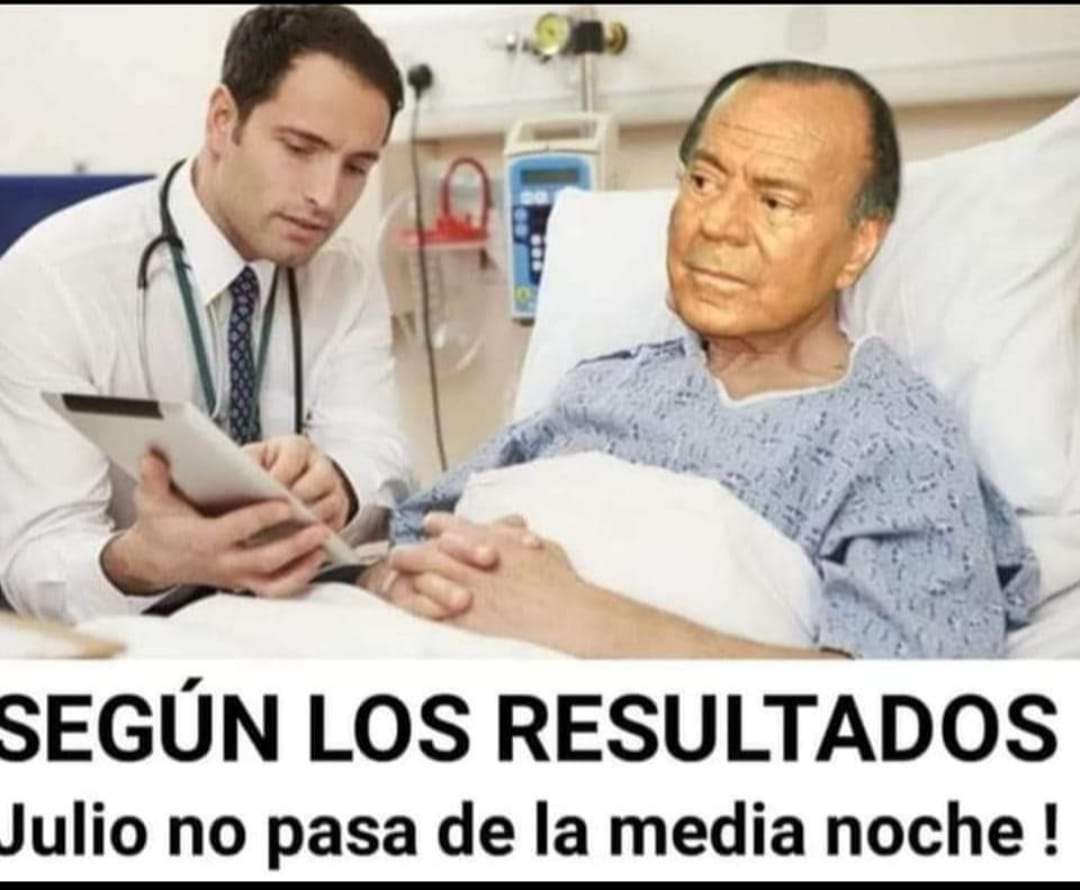 Julio no llegará a media noche:(