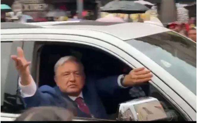 Amlo abandona Palacio Nacional