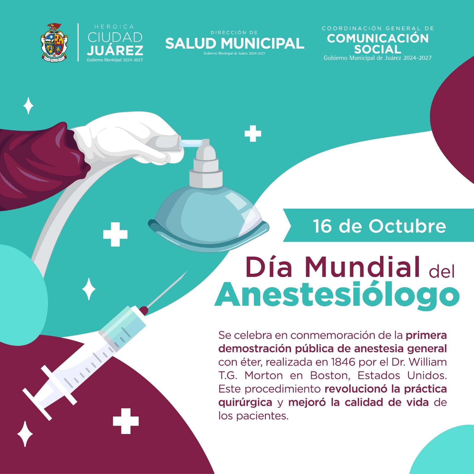Felicitan a los anestesiólogos en su día