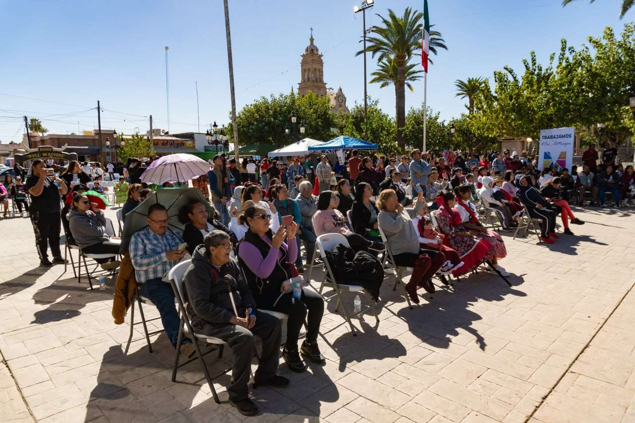 Festejan con verbena en Meoqui la Revolución Mexicana 