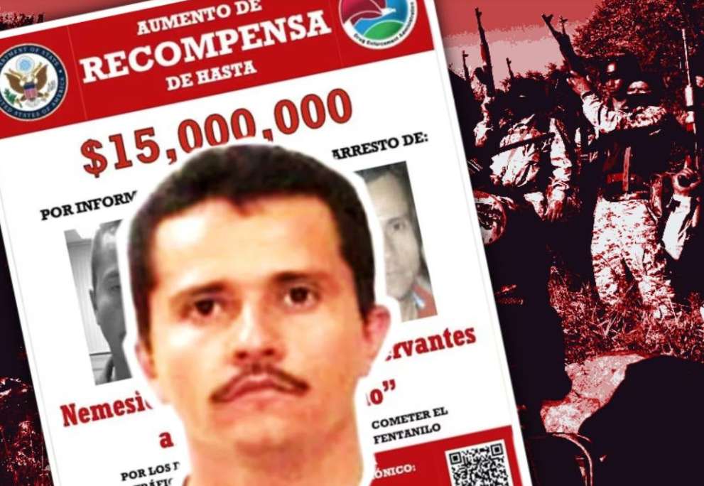 Eu aumenta recompensa a 15 mdd por "El mencho", líder del Cjng