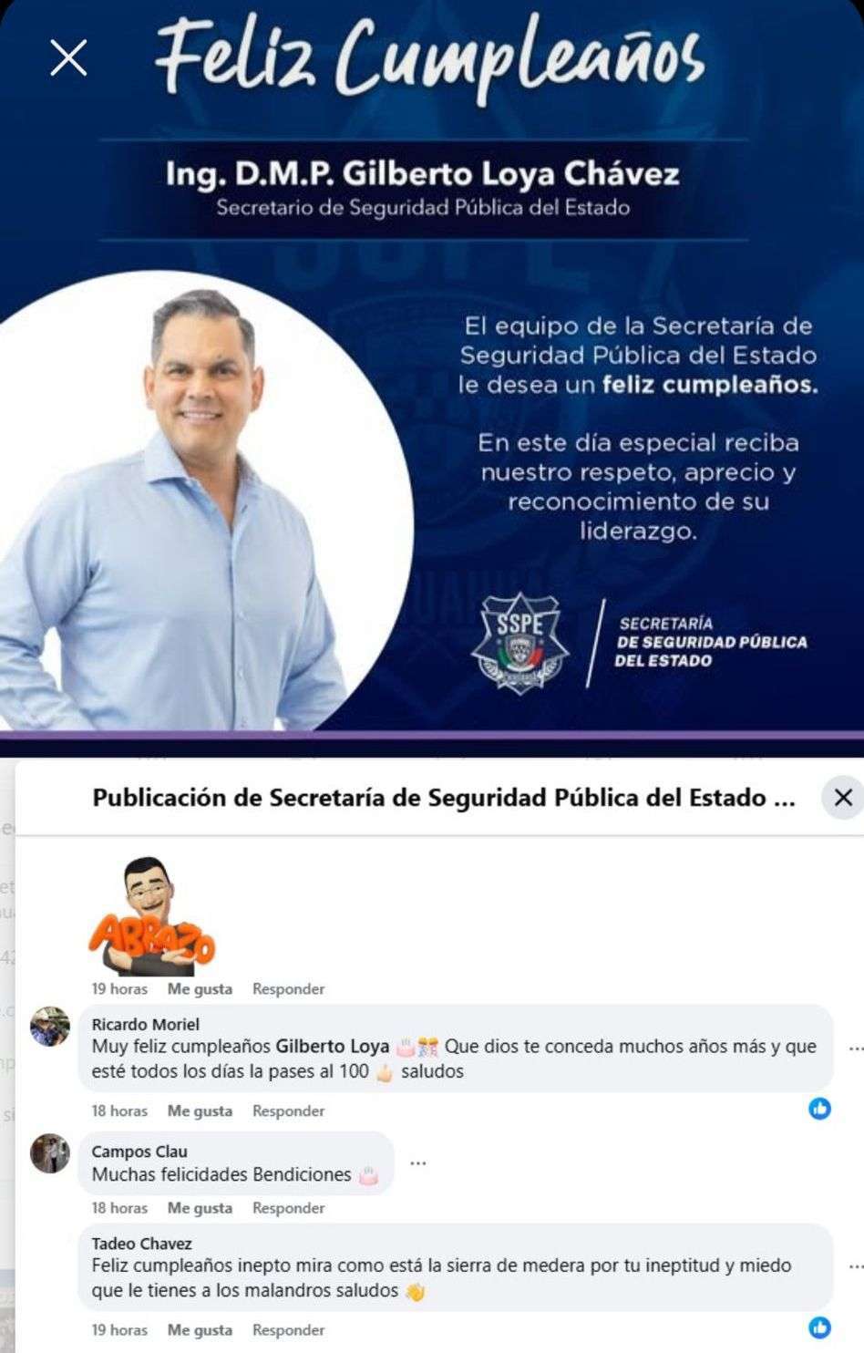 FELICITACIÓN AL CUMPLE 