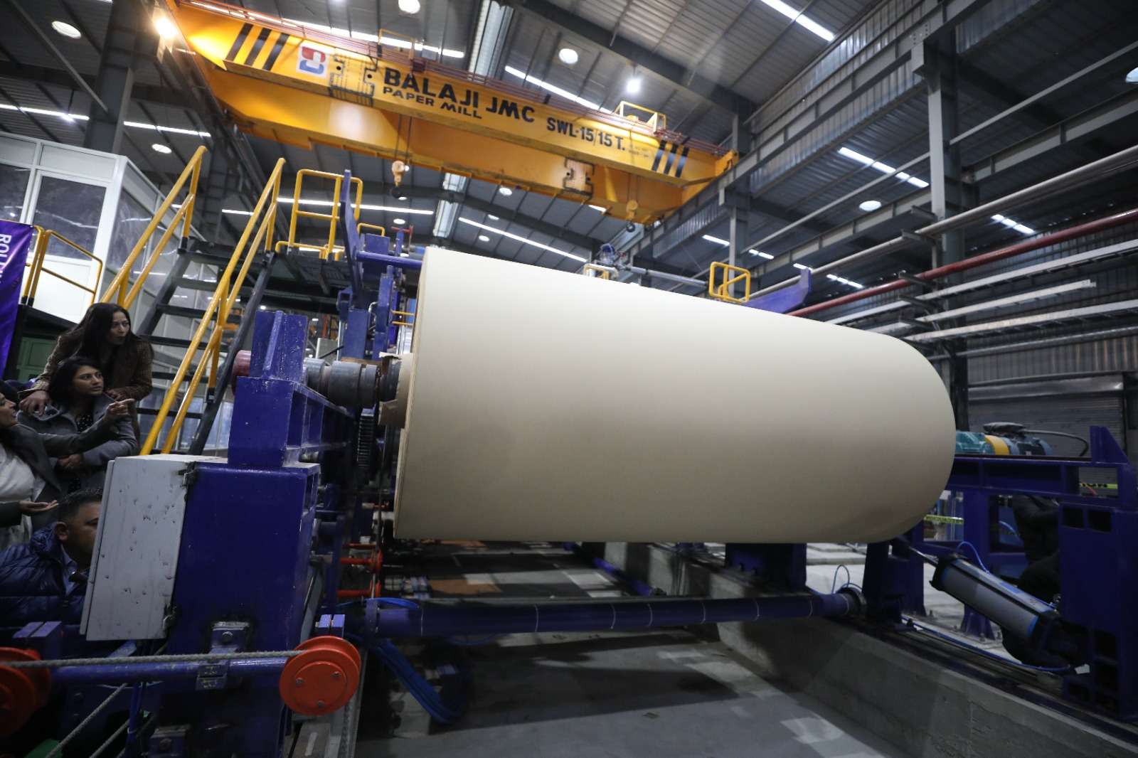 Inaugura Cruz maquila de la India Balagi JMC Paper Mill | El Bordo