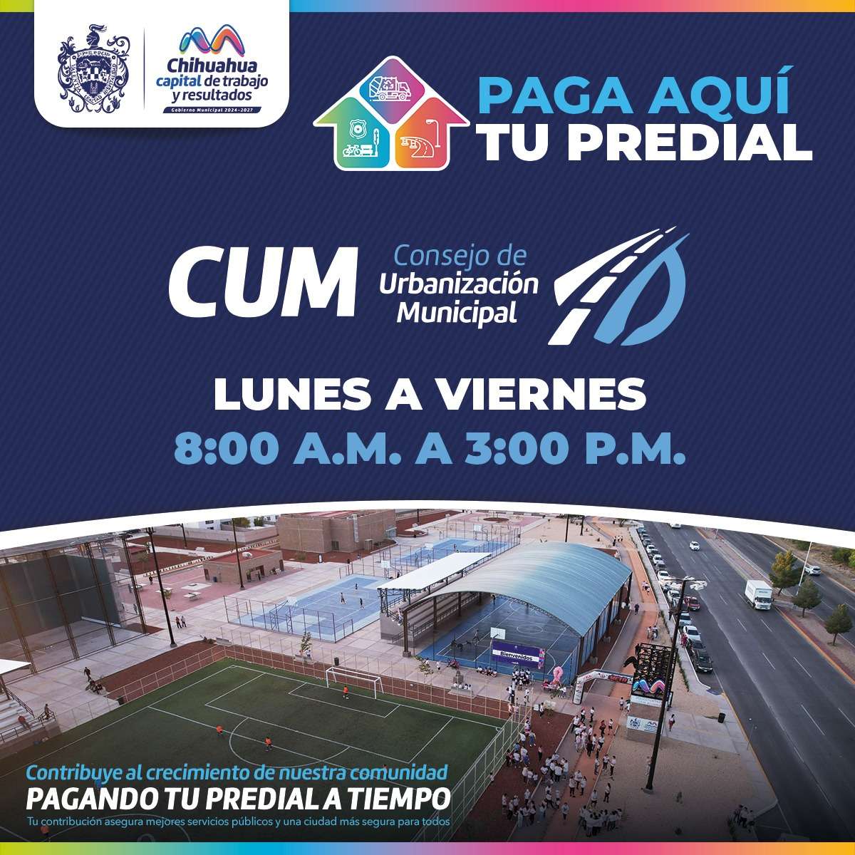 Ubican en Consejo de Urbanización punto de pago para predial