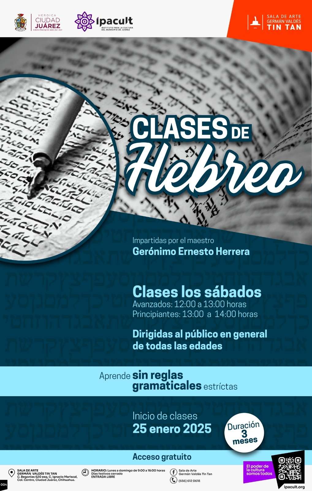 Invitan a clases de hebreo gratuitas
