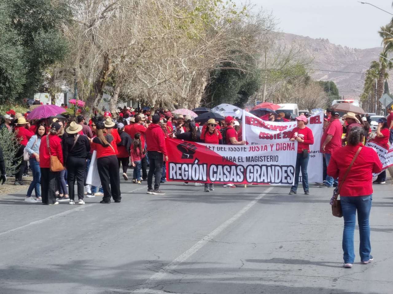 Marchan cerca de mil maestros contra reforma a la ley Issste | El Bordo