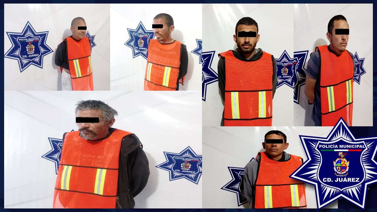 Detienen a 6 que contaban con orden de aprehensión