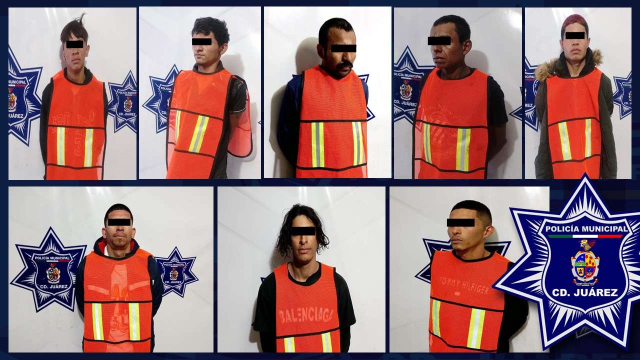 Detienen a 8 hombres que contaban con orden de aprehensión | El Bordo