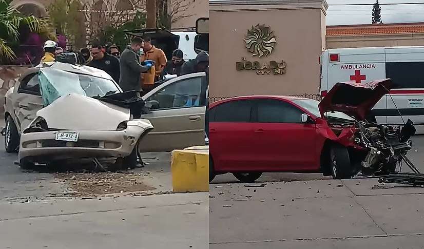 Choque de autos deja 2 muertos en Delicias