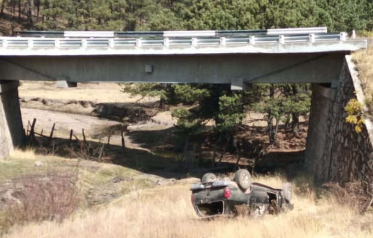 Mueren 3 en accidente vial sobre la carretera Parral-Guadalupe y Calvo