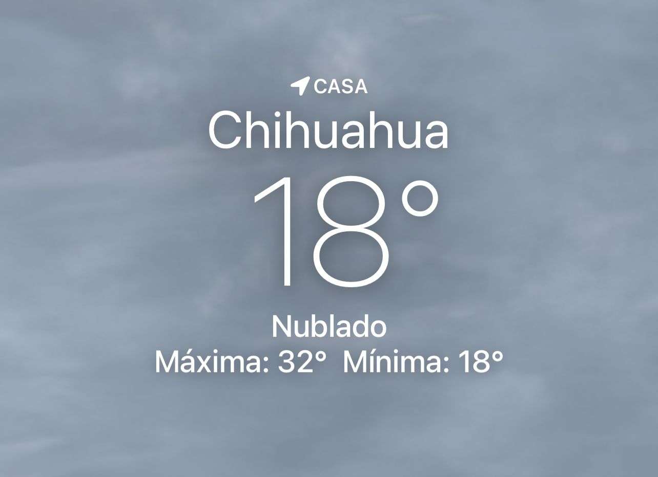 Amanece nublado con temperatura de 18 grados centígrados