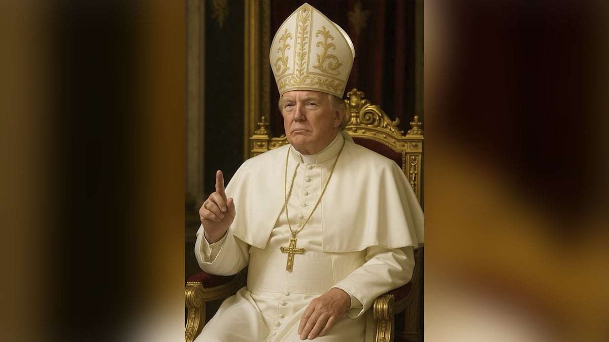Se postula Trump como sucesor del Papa con una imagen creada por IA